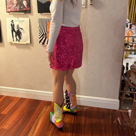 hand painted cowboy boots - Picture 4 of 8